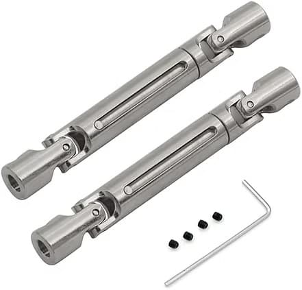 Metal Upgrade, Front and Rear Drive Shafts for MN82/82S/168/78 RC Upgrades India