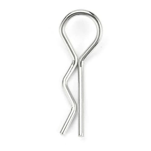 Stainless Steel Body Clips Shell Cover Pin Bend for 1/10 RC Car Remot